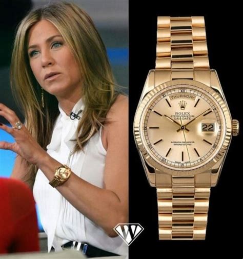 jennifer aniston rolex watches